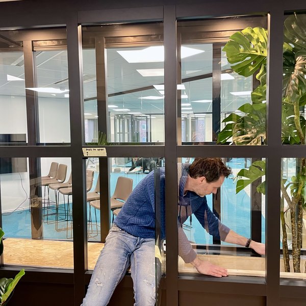 Het team van Coolplant aan het werk