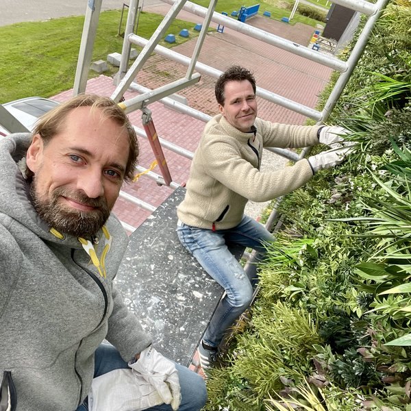 Het team van Coolplant aan het werk