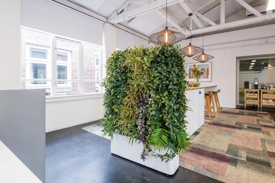 Groene scheidingswand van Coolplant
