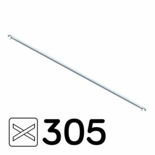 Diagonale Rolsteiger Schoor voor platformlengte van 3.05 m Euroscaffold Diagonale Rolsteiger Schoor voor platformlengte van 3.05 m