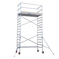 Euroscaffold Basic rolsteiger 135 x 305 x 6,2m werkhoogte