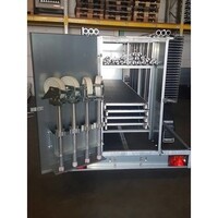 Euroscaffold Steigeraanhanger 2,5 meter - Afsluitbaar