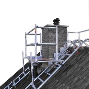 Dak- schoorsteensteiger compleet 250 cm