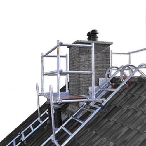 Dak- schoorsteensteiger compleet 305 cm Euroscaffold Dak- schoorsteensteiger compleet 305 cm