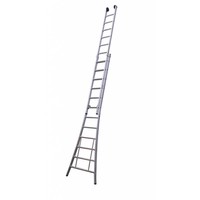 MAXALL® Tweedelige Reformladder 2x12 + gevel/toprollen