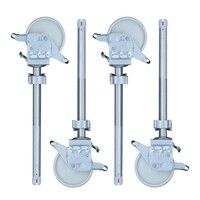 Nylon steigerwiel met aluminium spindel Nylon steigerwiel met aluminium spindel