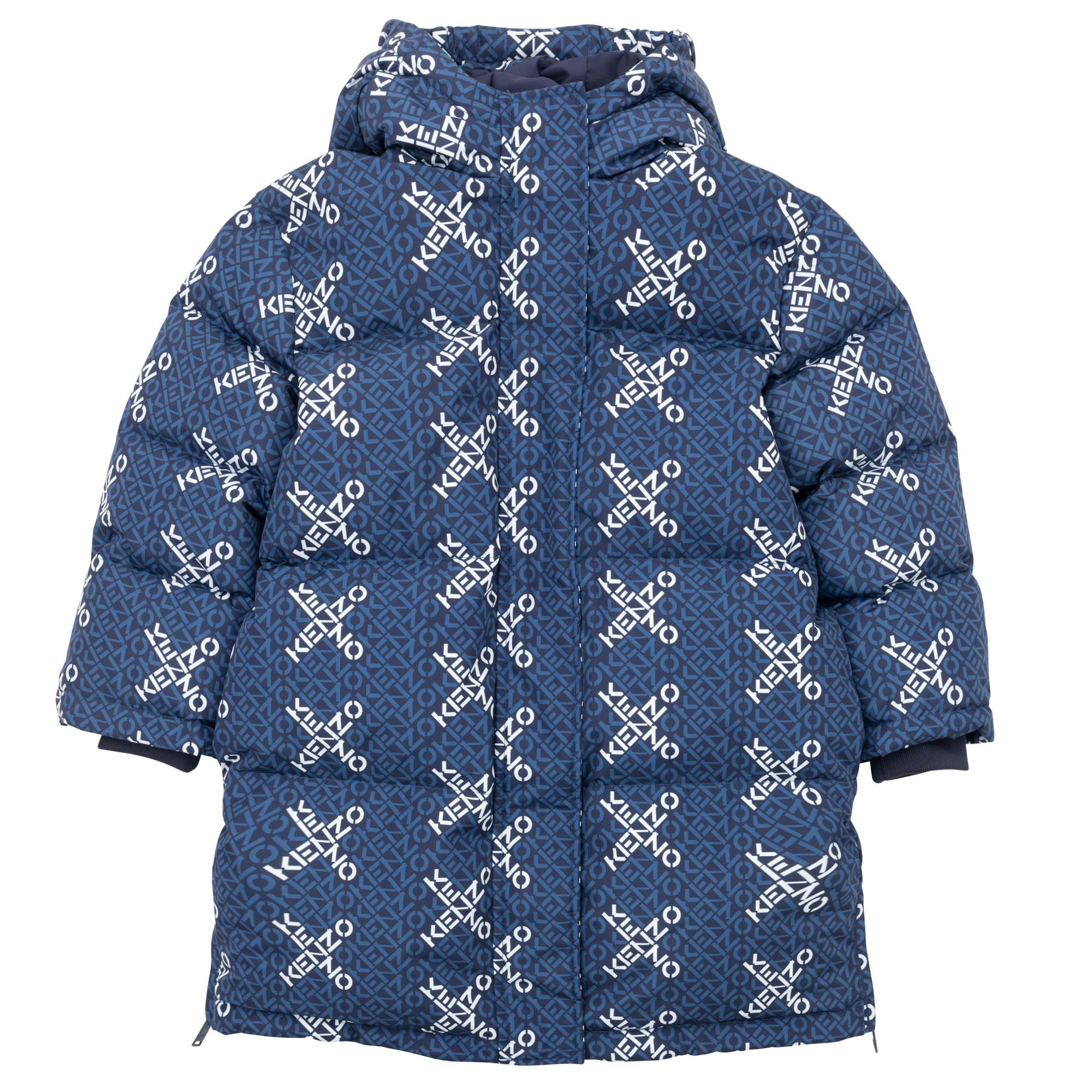 Signaal regeren spade Kenzo jas donkerblauw all over print - OLD SOUTH