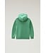 Woolrich Logo hoodie groen