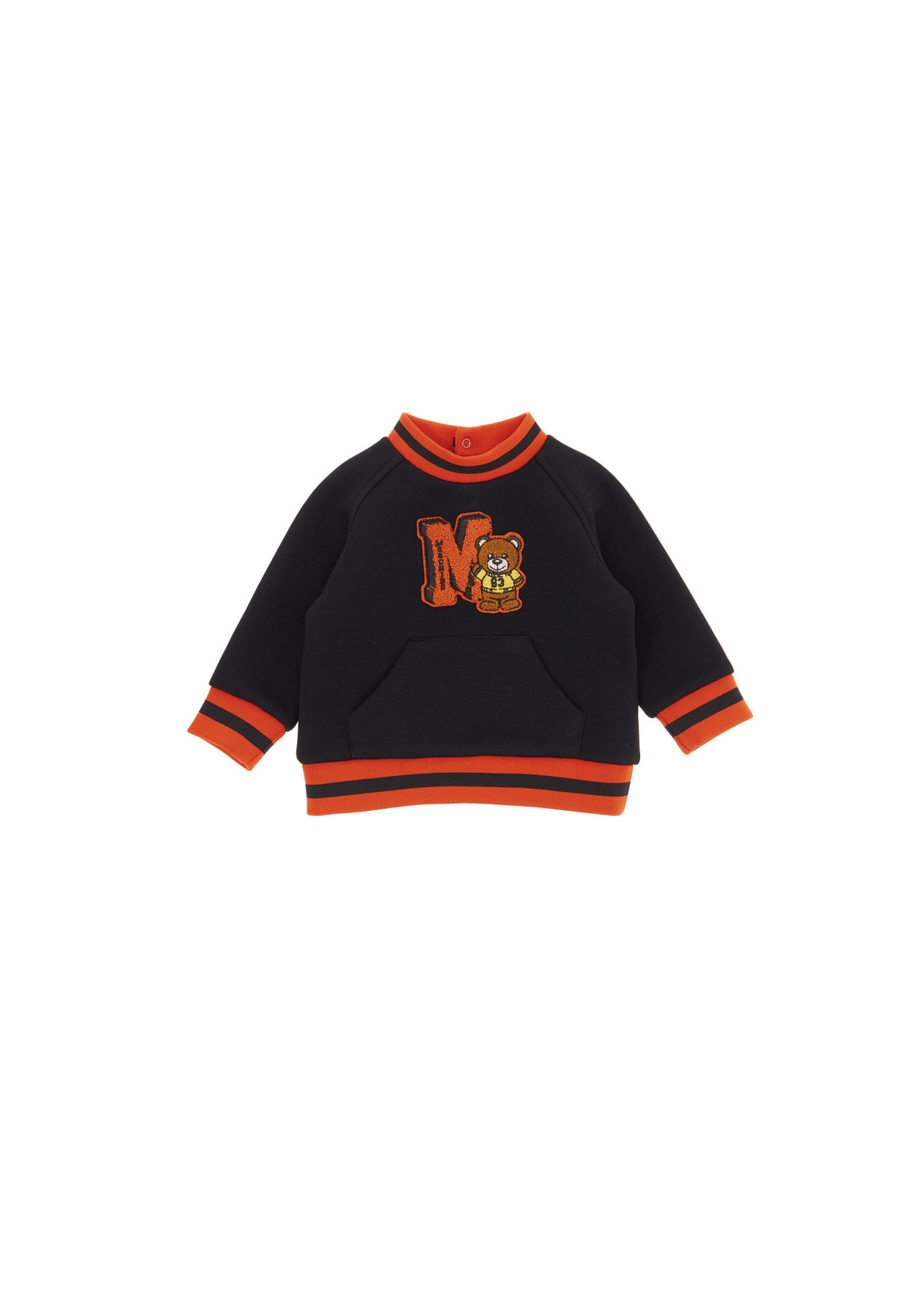 Moschino Sweater zwart oranje