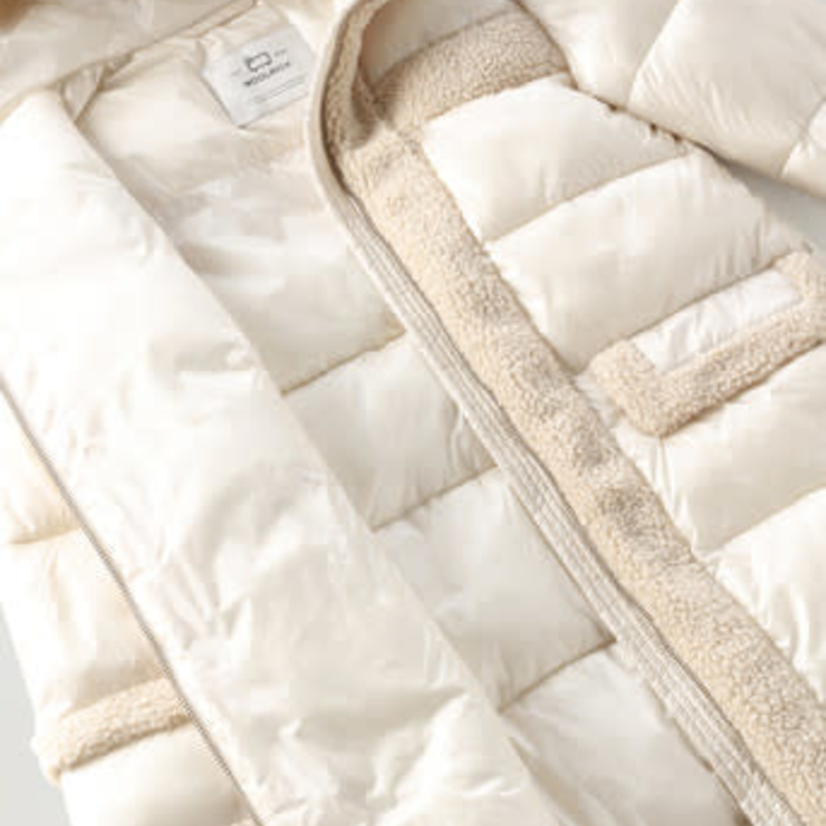 Woolrich Curly Glossy Parka Milky Cream