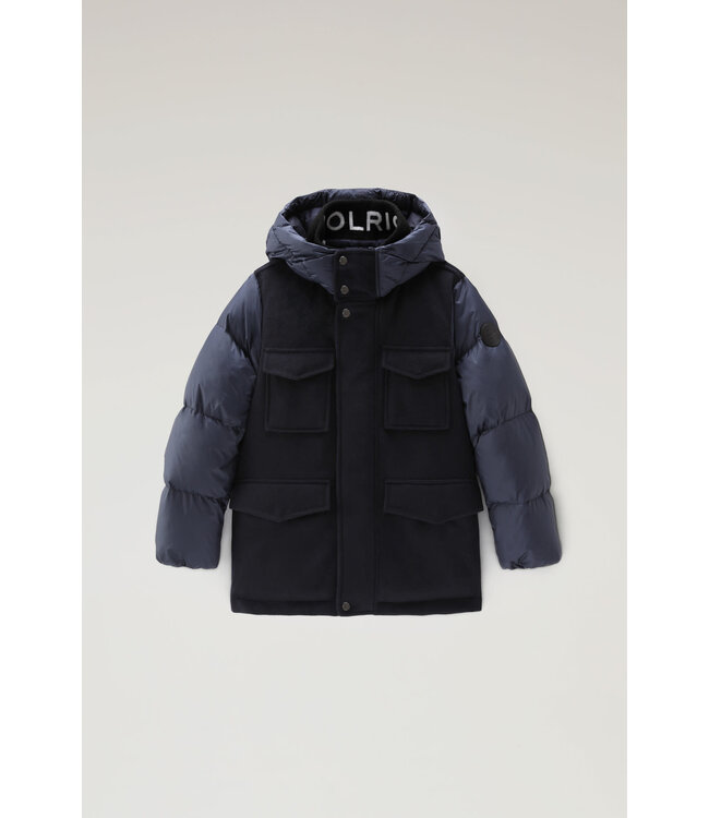 Woolrich Woolrich mix wool jacket boys