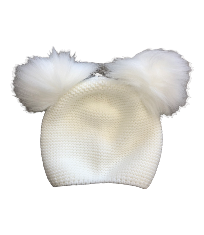 Meia Pata muts pompom off white