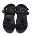 Monnalisa Monnalisa Sandalen Zwart Met Parels