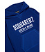 Dsquared Dsquared Hoodie Slouch Fit Cobalt Blauw