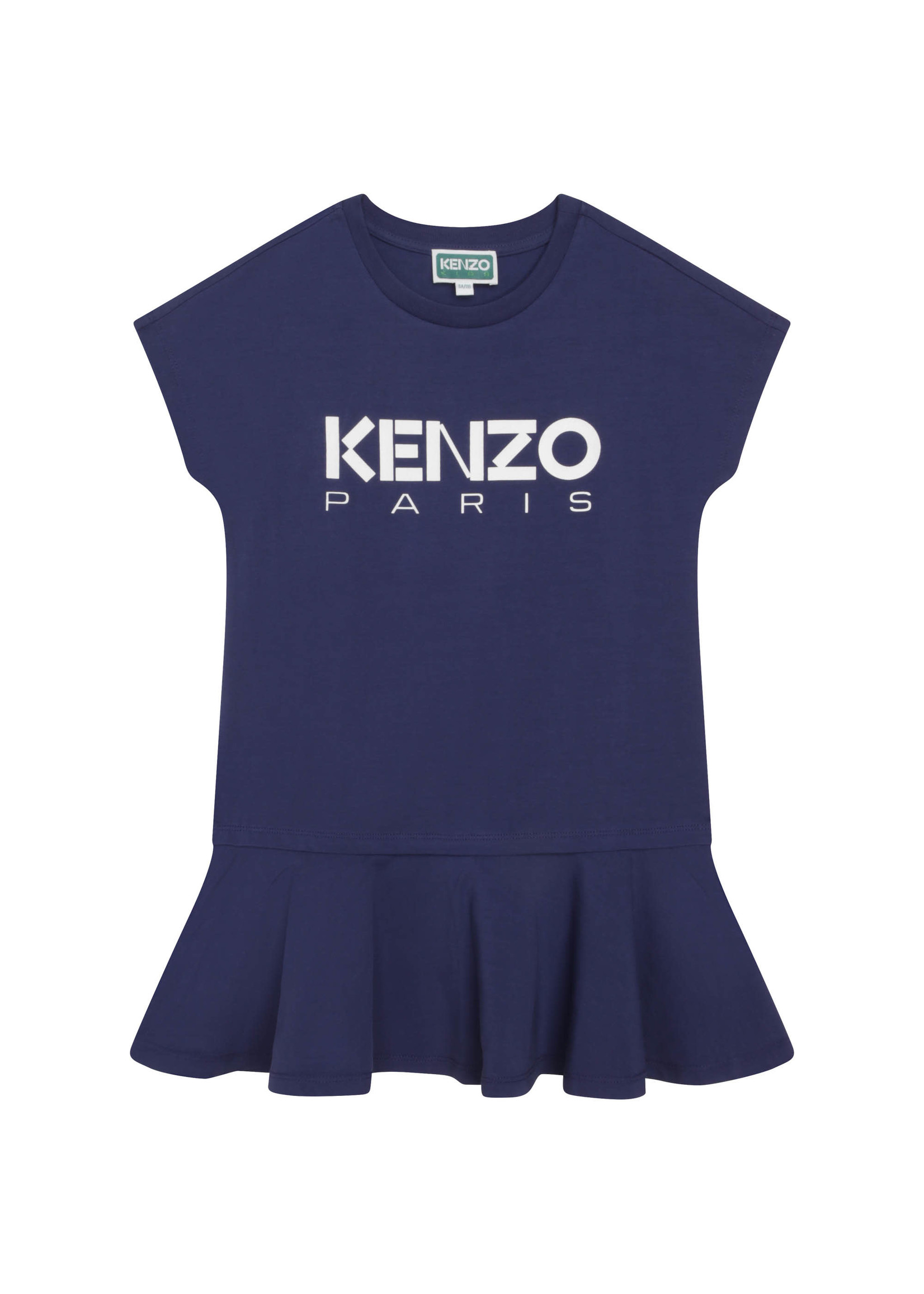 KENZO Kenzo Jurk Basic Donkerblauw/ Wit Logo