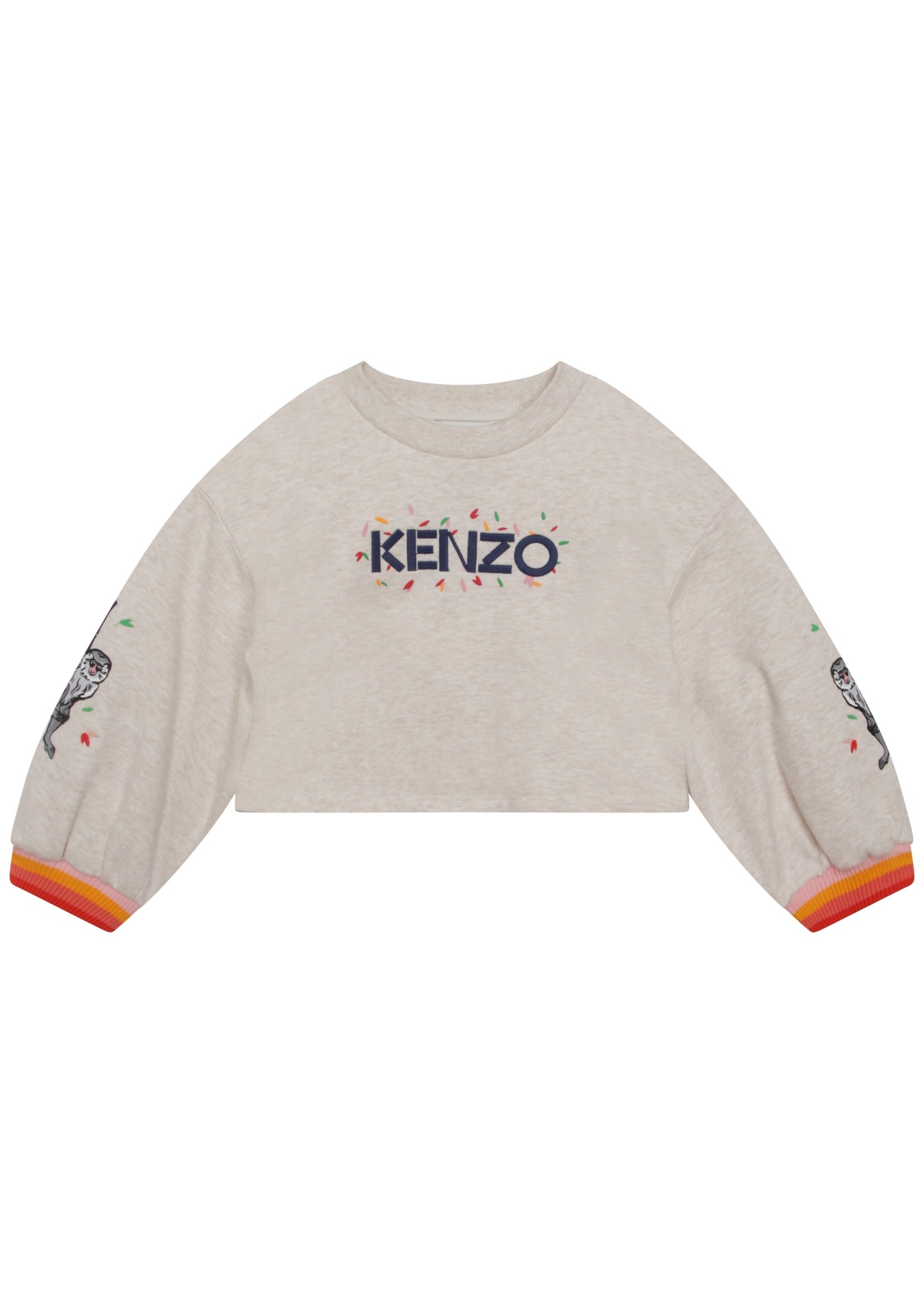 KENZO Kenzo 2 in 1 Jurk + Sweater Grijs/Blauw