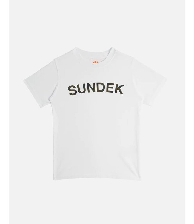 Sundek Sundek  T-Shirt Wit Logo