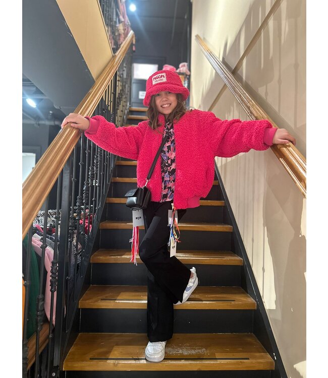 MSGM MSGM Teddy Vest Roze