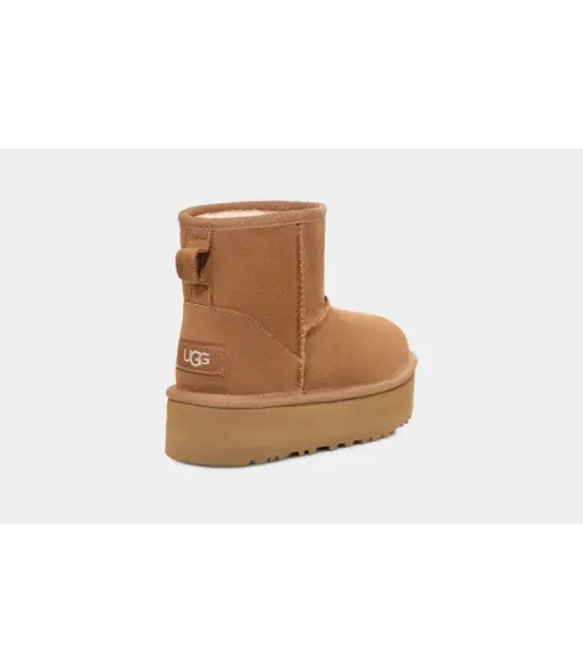 UGG Kids Classic Mini Platform Chestnut