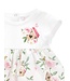 Monnalisa Baby Romper Met Rokje Bloemetjes