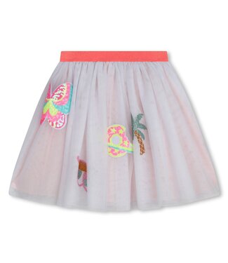 Billieblush Tule Rok Wit Giltter