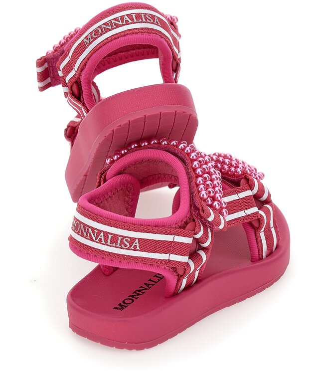 Monnalisa Sandalen Fuchsia Met Kraaltjes