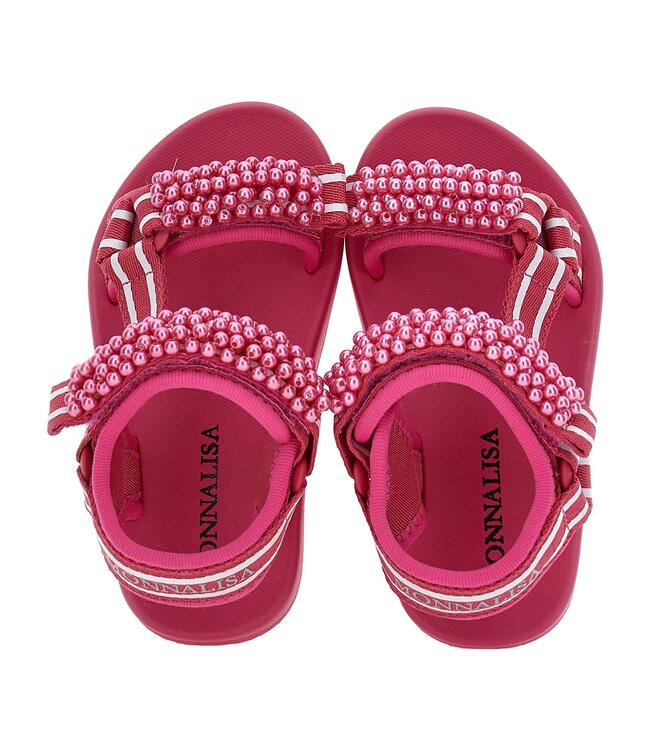 Monnalisa Sandalen Fuchsia Met Kraaltjes