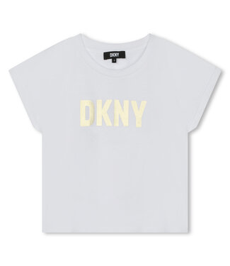 DKNY Wit Tshirt Gouden Letters