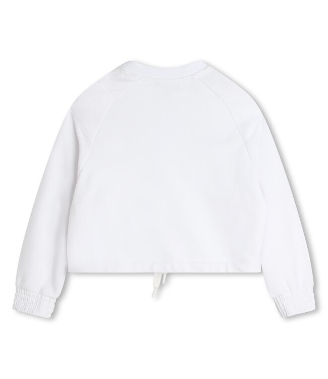 DKNY Sweater Wit Zilveren Studs
