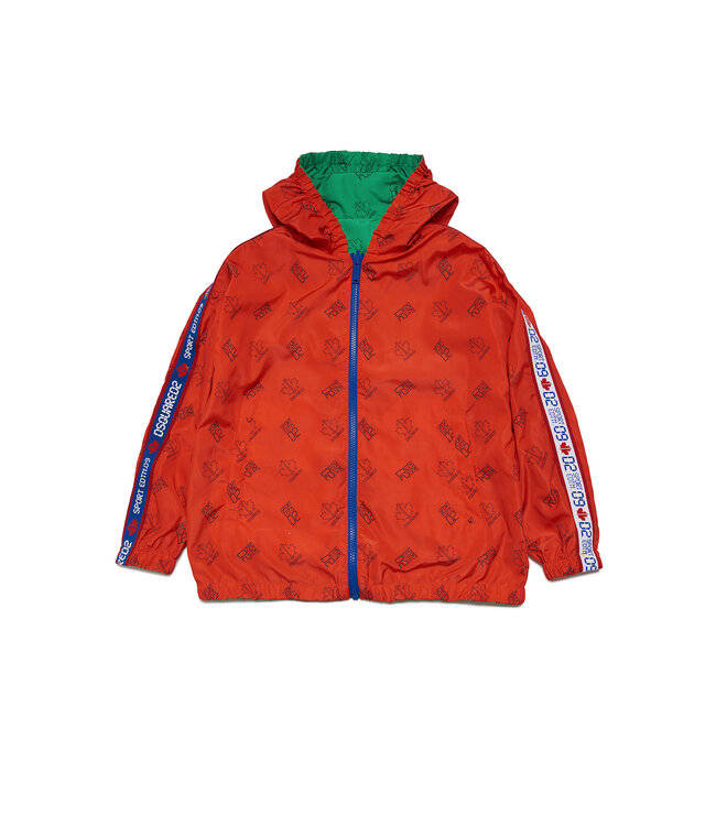 Dsquared Reversible Jas Groen En Rood