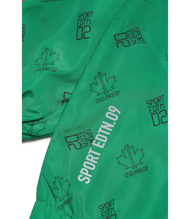 Dsquared Reversible Jas Groen En Rood