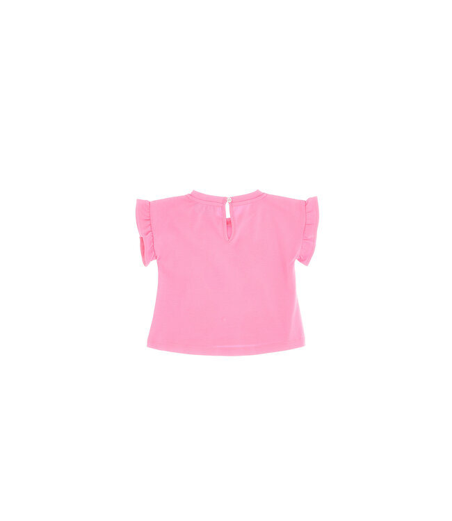 Moschino Baby Tshirtje Roze Met Hartjes