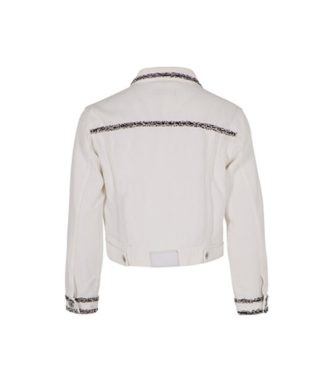MSGM Denim Jacket Wit