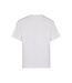 MSGM Tshirt Wit Opdruk Roze