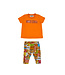 Moschino Baby Set Tshirt Met Legging Oranje