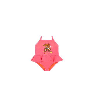 Moschino Baby Badpakje Roze Met Beer