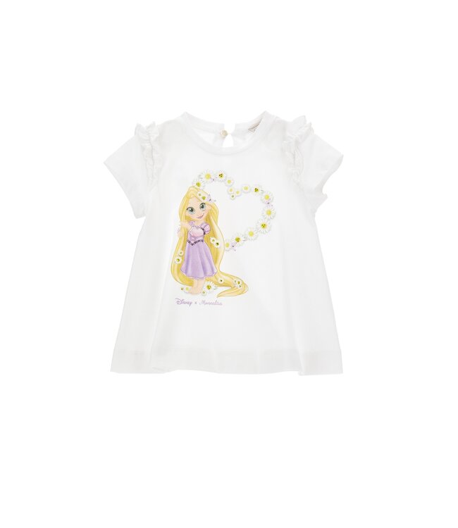 Monnalisa Baby Tshirtje Rapunzel Hartje