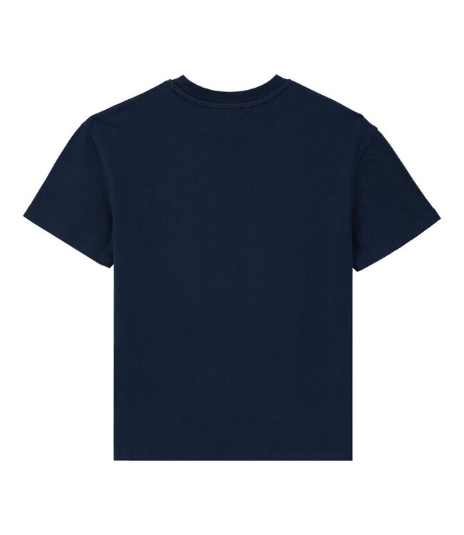 Vilebrequin Tshirt Donkerblauw Logo Rood