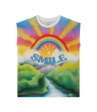 Stella Mccartney Tshirt Rainbow Smile