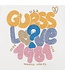 Guess Tshirt Wit Glitter Logo