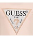 Guess Tshirt Logo Diamantjes Zalm Roze