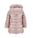 Monnalisa Winterjas roze met zachte capuchon