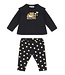 Moschino Shirt lange mouw met legging gouden hartjes