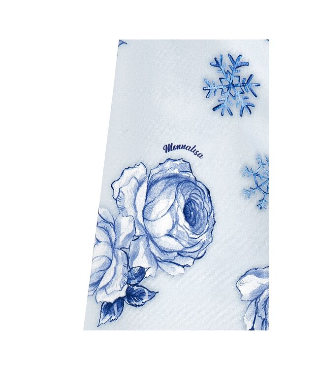 Monnalisa Legging lichtblauw rozen