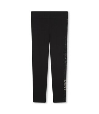 DKNY Legging Zwart Glitter Streep