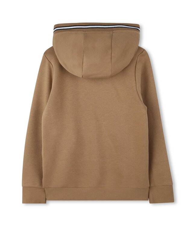 Boss Joggingpak Beige met Beige/Witte Bies