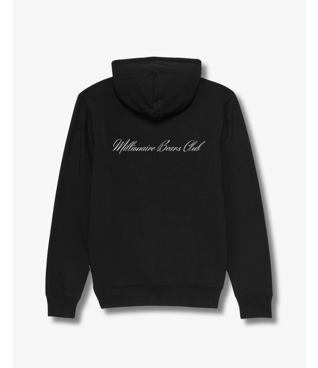 Baron Filou Embroidered Hoodie Filou CXVII Black