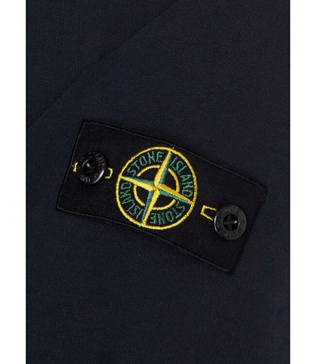 Stone Island Felpa Sweater Met Rits Navy Blue