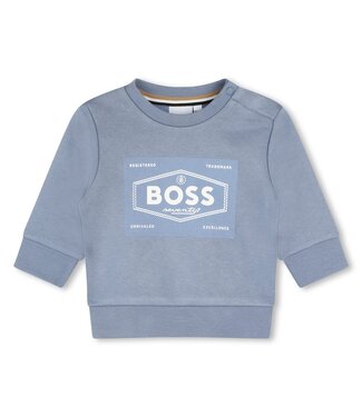 Boss Sweater Lichtblauw BOSS