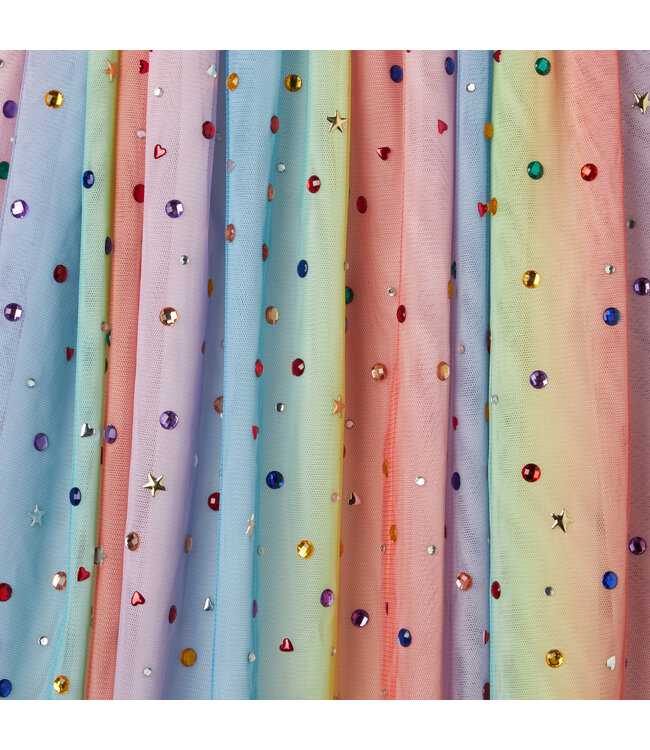 Stella Mccartney Jurk Multicolor met steentjes